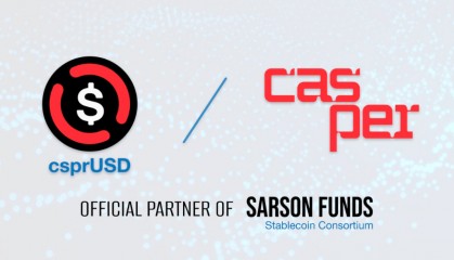 Sarson Funds 在 Casper 测试网推出稳定币 csprUSD