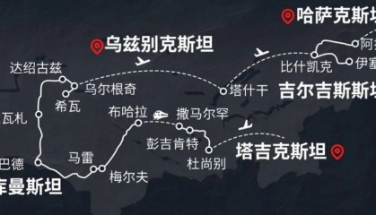 《古道寻踪》中亚五国深度精华18日 在这里《一千零一夜》不是神话