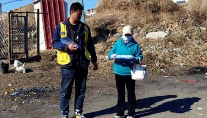 走村入户 织牢路外安全“防护网”