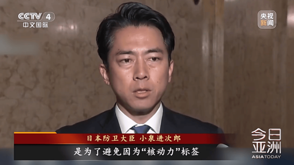 日本防卫大臣：政府应将“无核三原则”作为政策方针予以坚持
